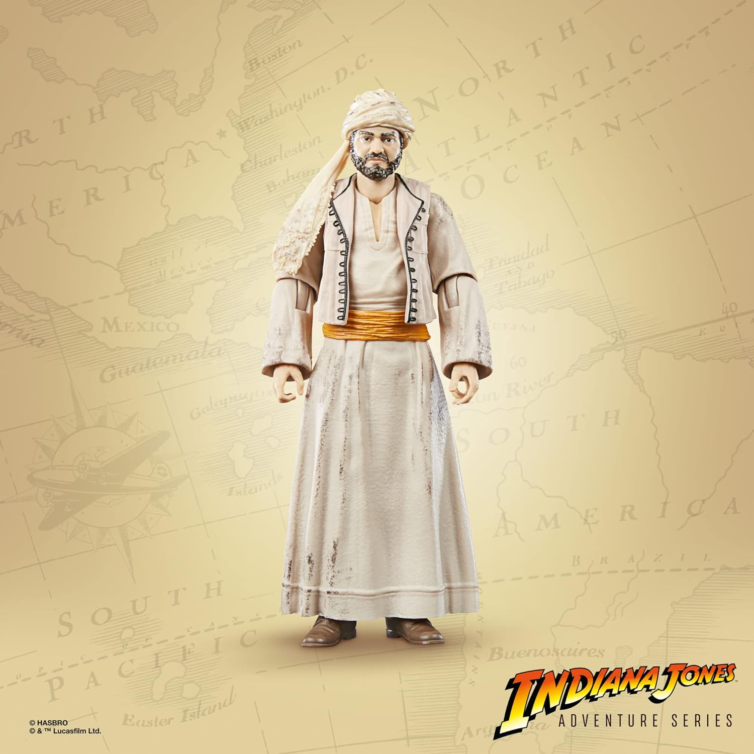 Indiana Jones and the Raiders of the Lost Ark Adventure Series Sallah, 15 cm Indiana Jones Action Figures