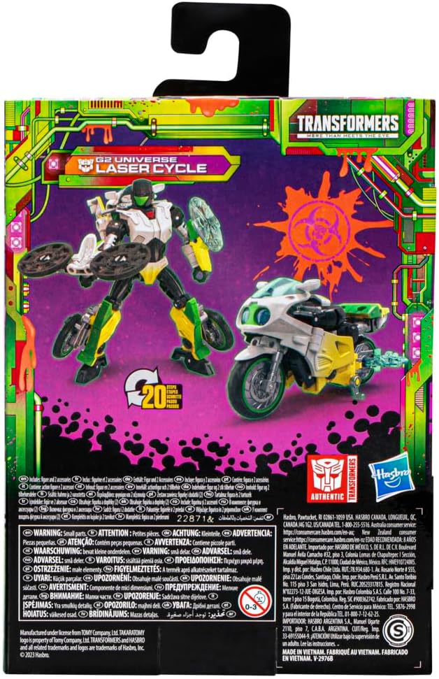 Transformers Generations Legacy Evolution Deluxe Class action figurine G2 Universe Laser Cycle 14 cm