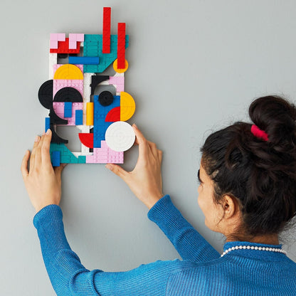 LEGO 31210 ART Modern Art Set, Create A Colourful Abstract Wall Canvas, Home Decor for Living Room or Bedroom, Crafts Creative Activity for Adults and Teens, Gift for Women, Men