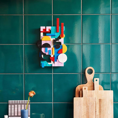 LEGO 31210 ART Modern Art Set, Create A Colourful Abstract Wall Canvas, Home Decor for Living Room or Bedroom, Crafts Creative Activity for Adults and Teens, Gift for Women, Men