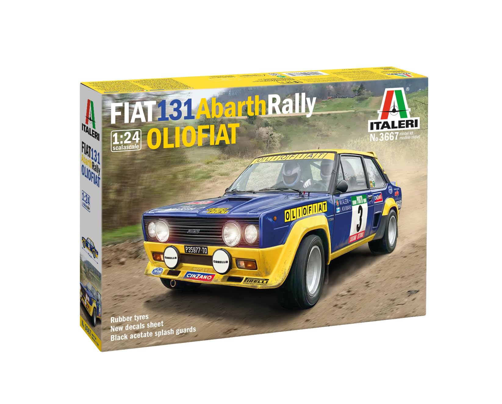 Italeri ITA3667 Italy Model kit, Molded Color