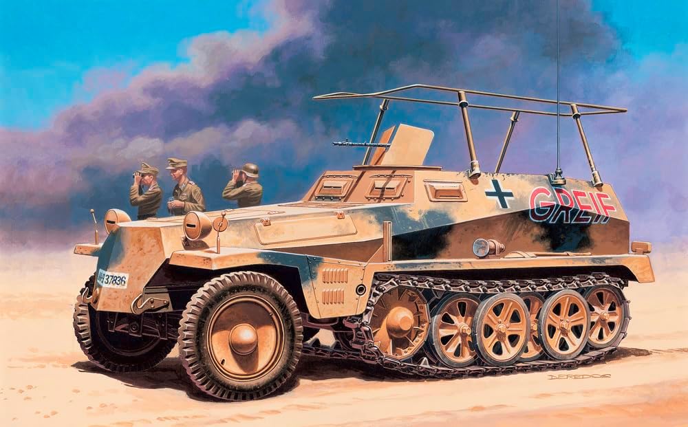 Italeri 1/72 Sd.Kfz. 250/3 with 3 Figures # 7034