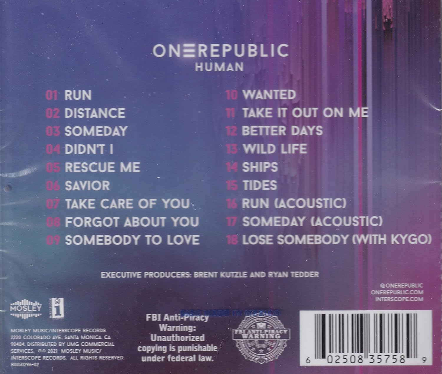 human (+5 tracks