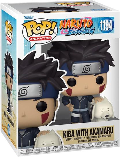 Funko POP! Animation: Naruto-Kiba Inuzuka With Akamaru - Collectable Vinyl Figure - Gift Idea - Official Merchandise - Toys for Kids & Adults - Anime Fans - Model Figure for Collectors and Display