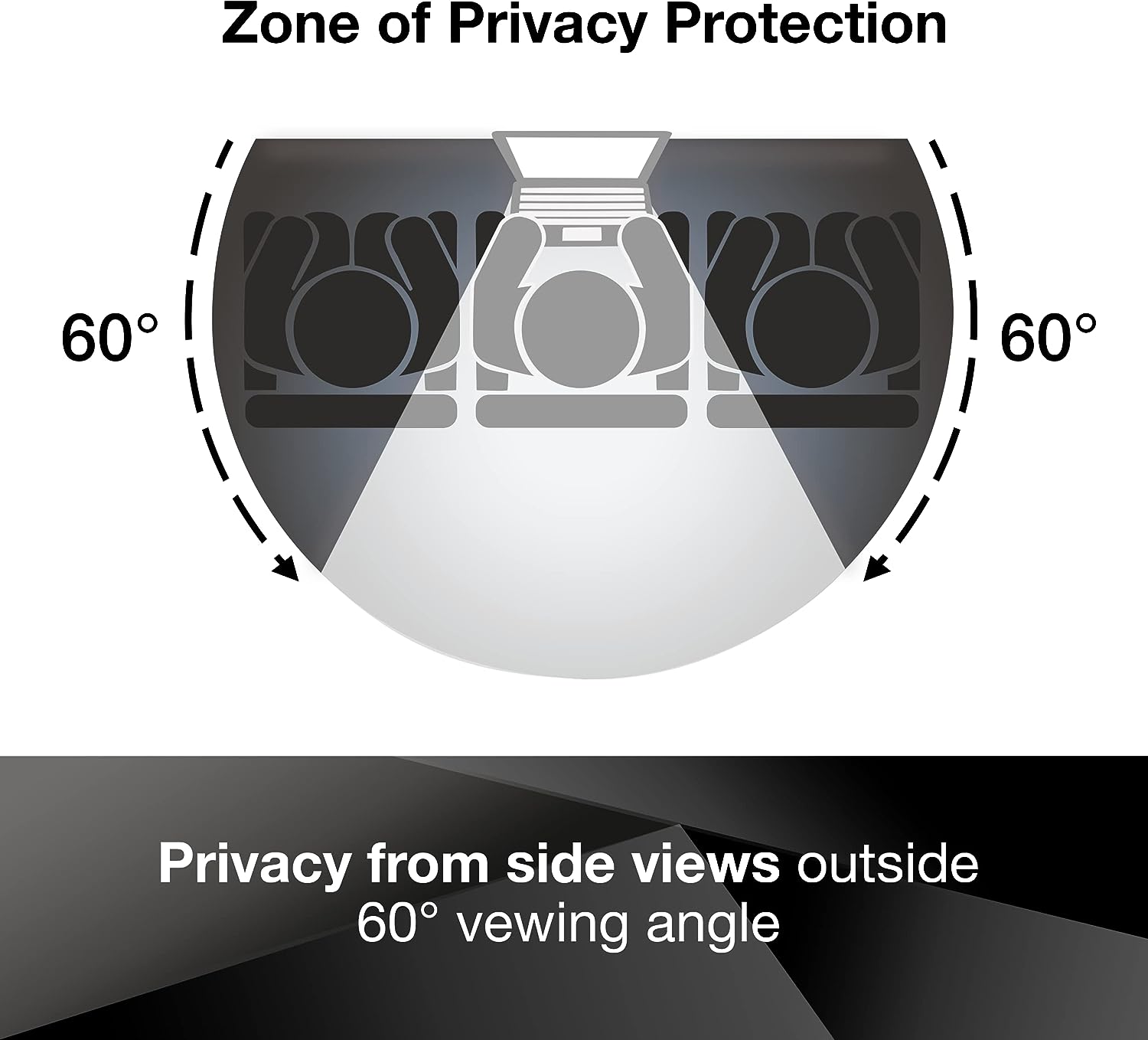 3M Privacy Filter for 28" Widescreen Monitor (16:10) (PF300W1B),Black