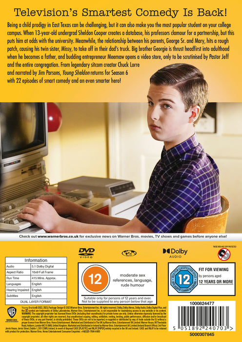 Young Sheldon: The Complete Sixth Season