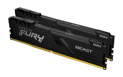Kingston FURY Beast 32GB (2x16GB) 2666MHz DDR4 CL16 Desktop Memory Kit of 2 KF426C16BB1K2/32 32GB Kit of 2 2666MHz 8Gbit