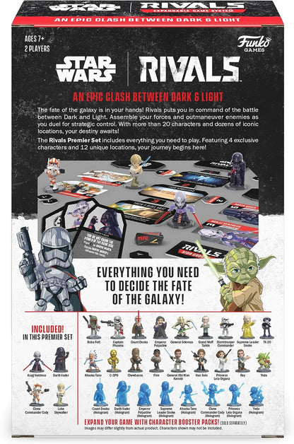 FUNKO GAMES: Star Wars Rivals Series 1 - Premier Set | Includes 4 Exclusive Characters and 12 Unique Locations | Expandable Game System | For 2 Players Ages 7+