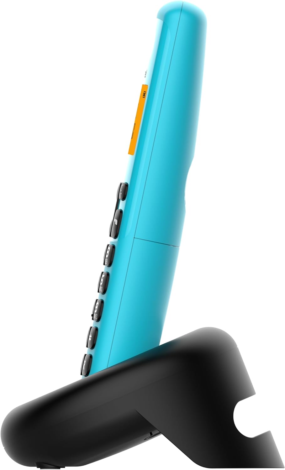 Alcatel E160 Blu Telefono Cordless DECT con Blocco Chiamate Indesiderate, Ampio Display Retroilluminato Arancione di Facile Lettura, Suonerie Classiche e Polifoniche