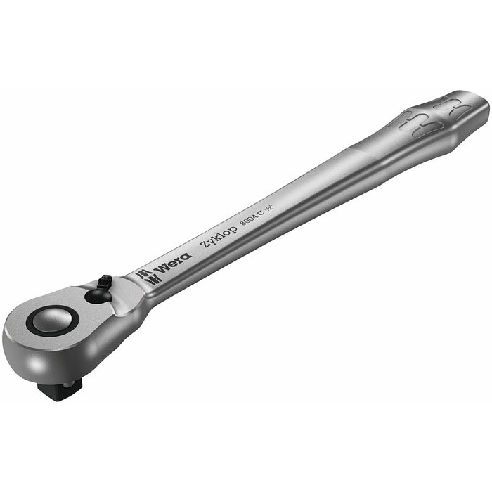 Wera 05004064001 8004 C Zyklop Metal-Knarre mit Umschalthebel mit 1/2Zoll-Antrieb , 1/2 Zoll x 281 mm