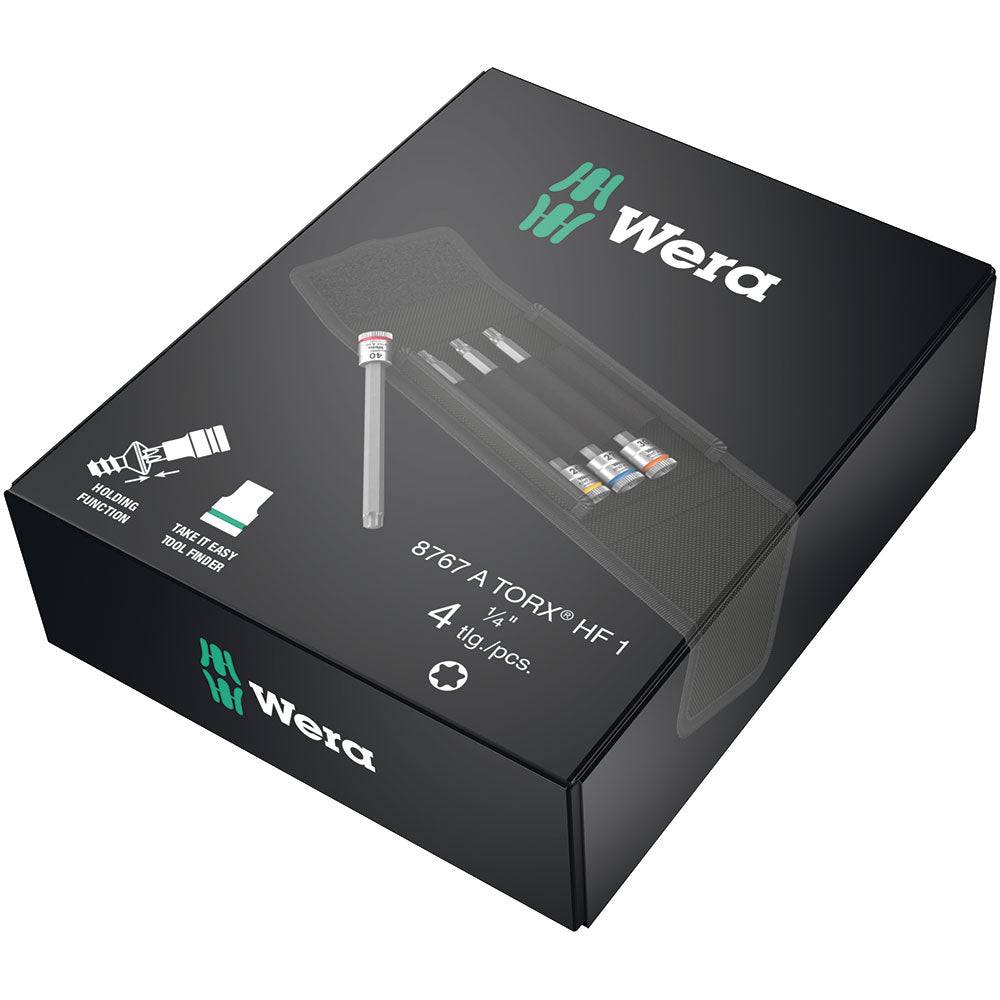Wera 05003375001 8767 A Torx HF 1 Bitnuss/Set Torx with 1/4-Inch Drive With Holding Function 4 Pieces Multi Panel Split Canvas Completely Ready to Hang, Set of 4