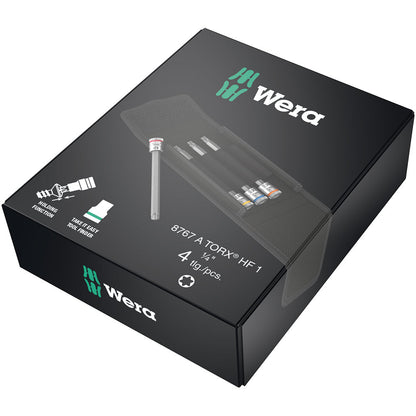 Wera 05003375001 8767 A Torx HF 1 Bitnuss/Set Torx with 1/4-Inch Drive With Holding Function 4 Pieces Multi Panel Split Canvas Completely Ready to Hang, Set of 4