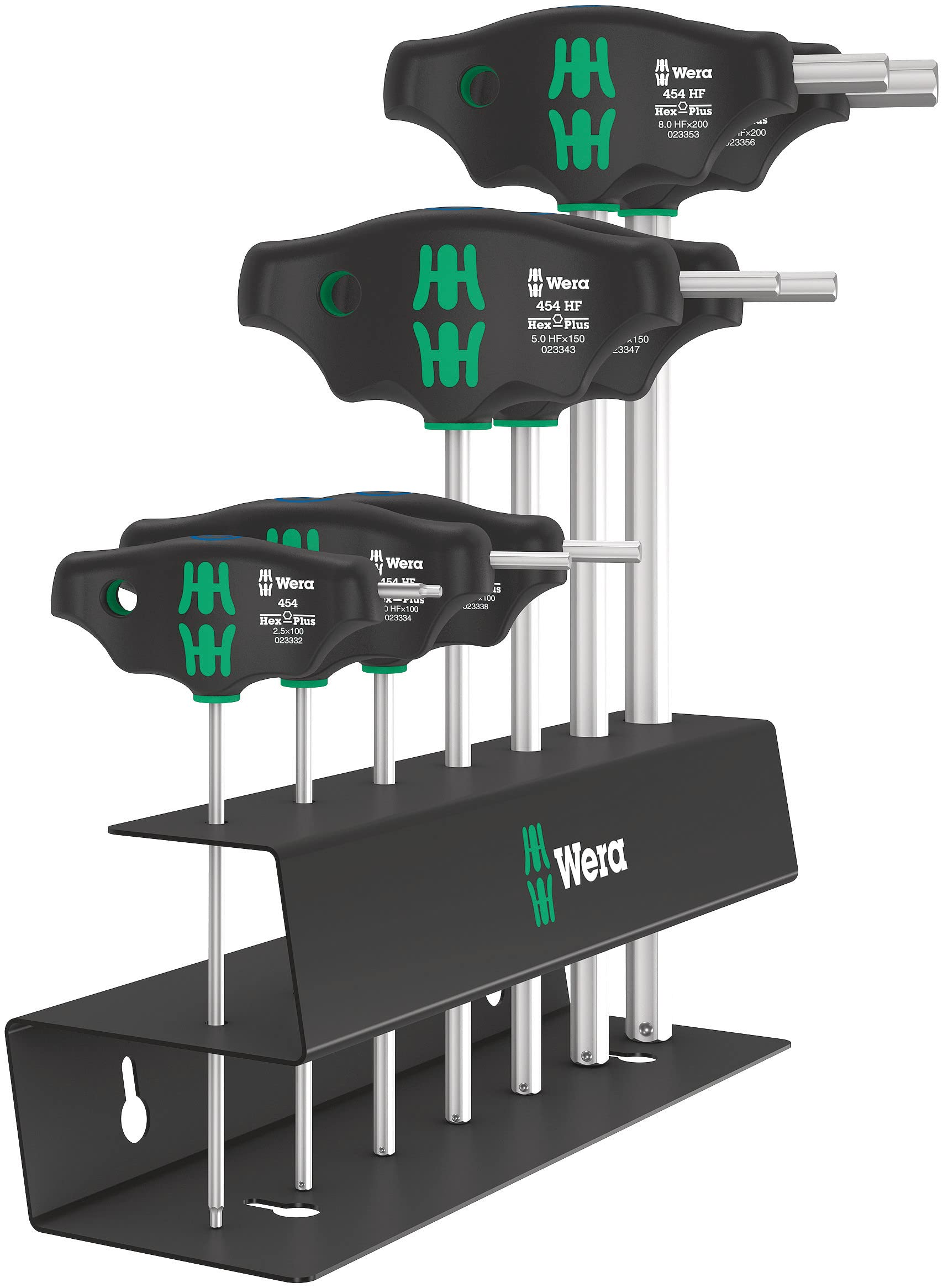 Wera Tools 454/7 HF Set 2 T-Handle Hex Screwdriver Set 7pcs