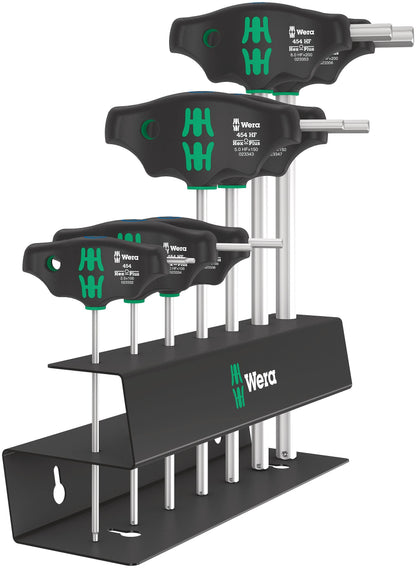Wera Tools 454/7 HF Set 2 T-Handle Hex Screwdriver Set 7pcs