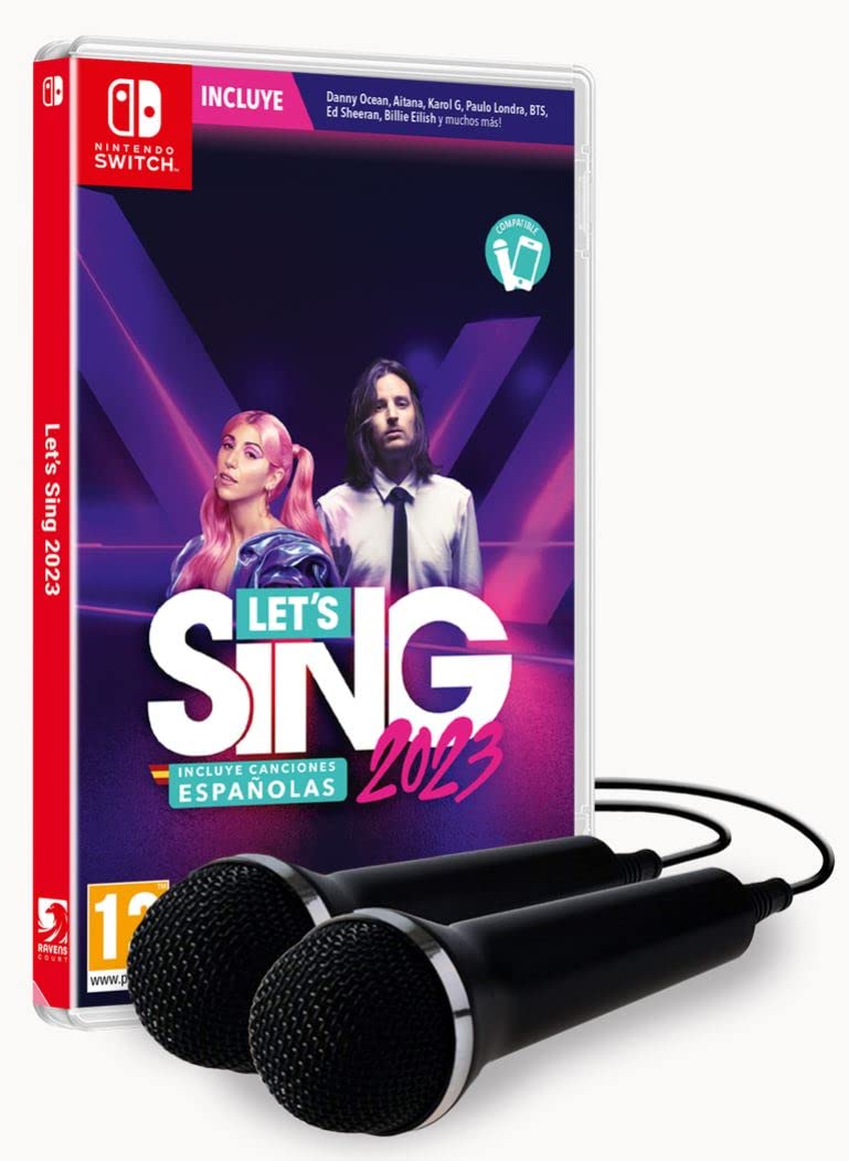 Lets Sing 2023 Incluye Canciones Spañolas 2 Micros Switch (SP)
