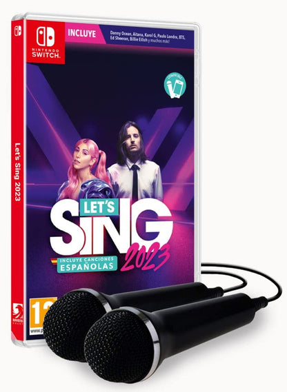 Lets Sing 2023 Incluye Canciones Spañolas 2 Micros Switch (SP)