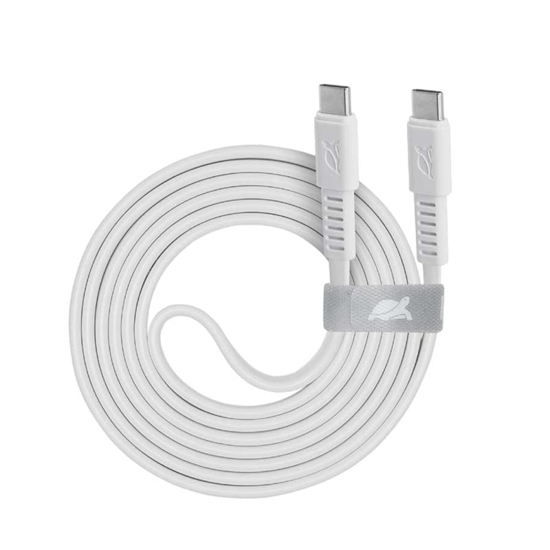 Rivacase PS6005 WT12 Type-C to Type-C Cable, 1.2 meter Length, White