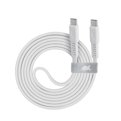 Rivacase PS6005 WT12 Type-C to Type-C Cable, 1.2 meter Length, White