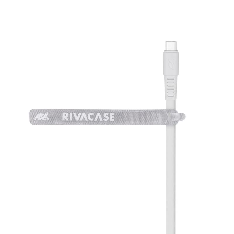 Rivacase PS6005 WT12 Type-C to Type-C Cable, 1.2 meter Length, White