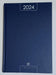 InTempo Alfa 2024 Daily Diary Dark Blue A5 Size 15 x 21 cm + Free Pen