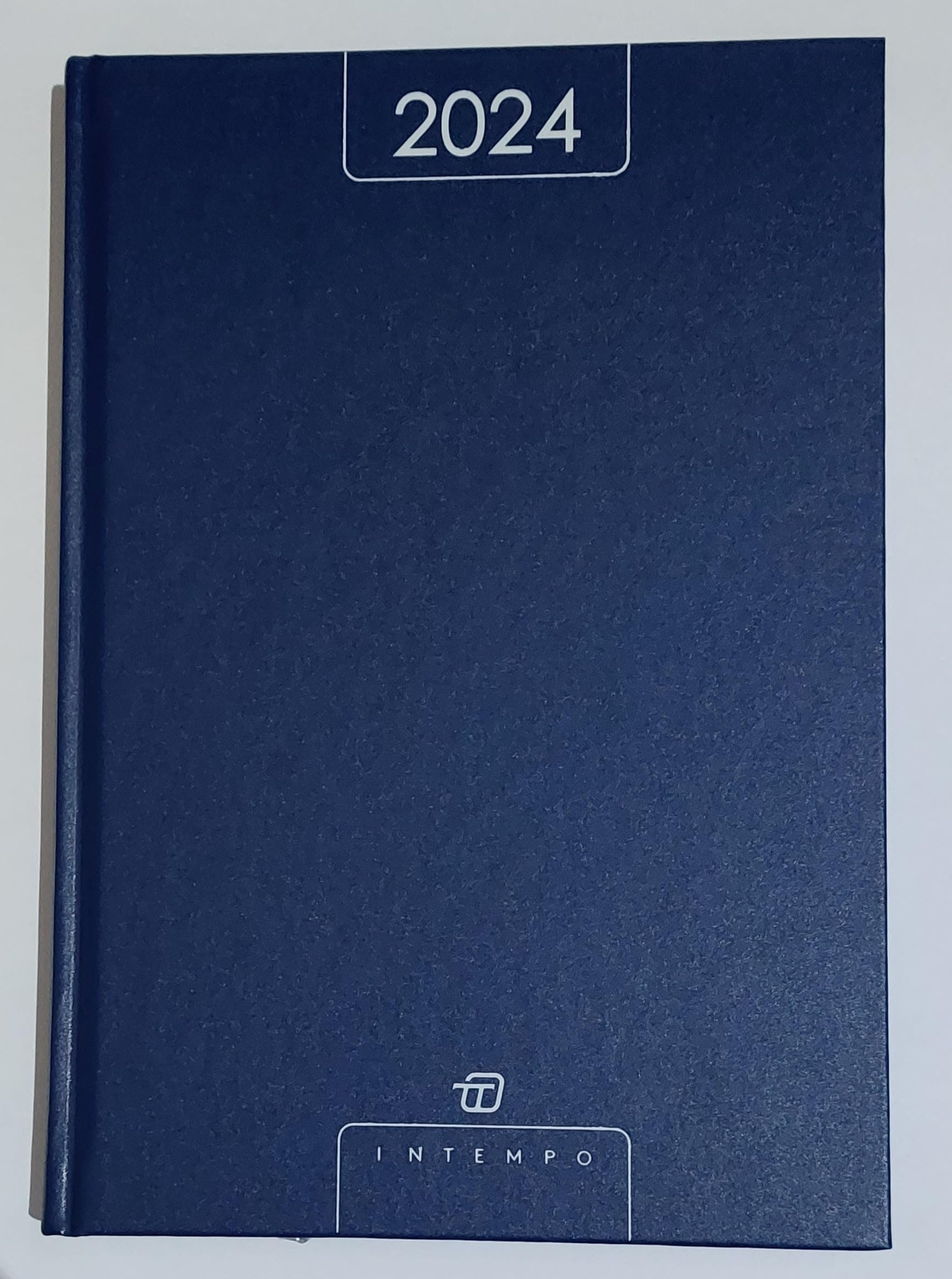 InTempo Alfa 2024 Daily Diary Dark Blue A5 Size 15 x 21 cm + Free Pen