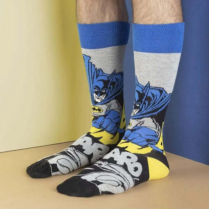 CERDÁ LIFE'S LITTLE MOMENTS Women's Calcetines Algodón Mujer de Batman-Licencia Oficial DC Comics Cotton Socks-Official License, Multicolor, Estándar