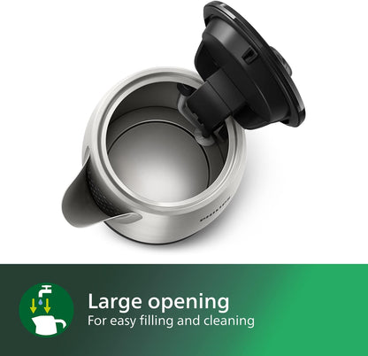 Kettle Philips Hd9350/90 1,7L 2200W Inox Black Steel Stainless Steel Polypropylene 2200 W 1,7 L