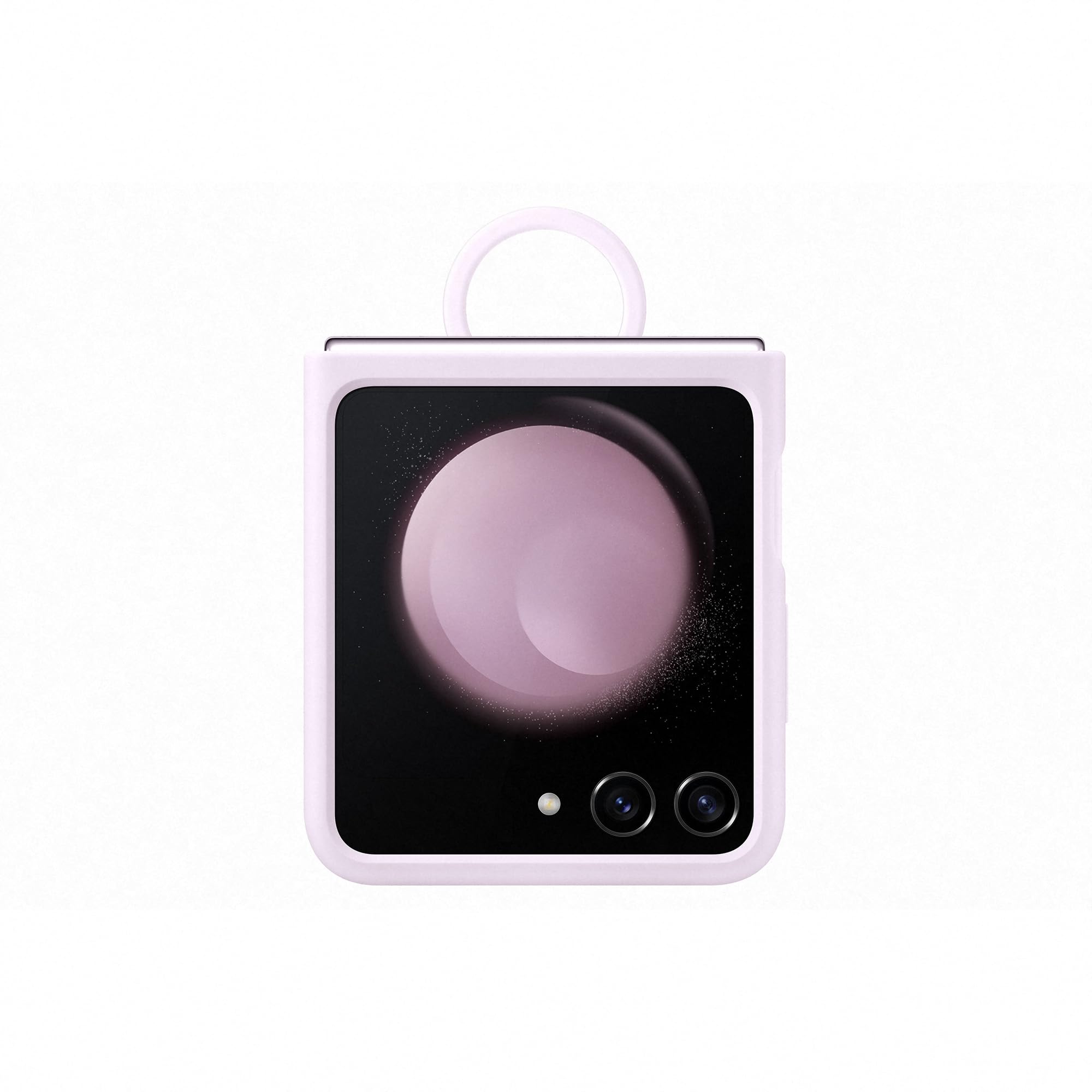Samsung Galaxy Official Silicone Case with Ring for Z Flip5, Lavender Lavender Ring Case