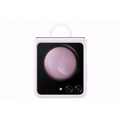 Samsung Galaxy Official Silicone Case with Ring for Z Flip5, Lavender Lavender Ring Case