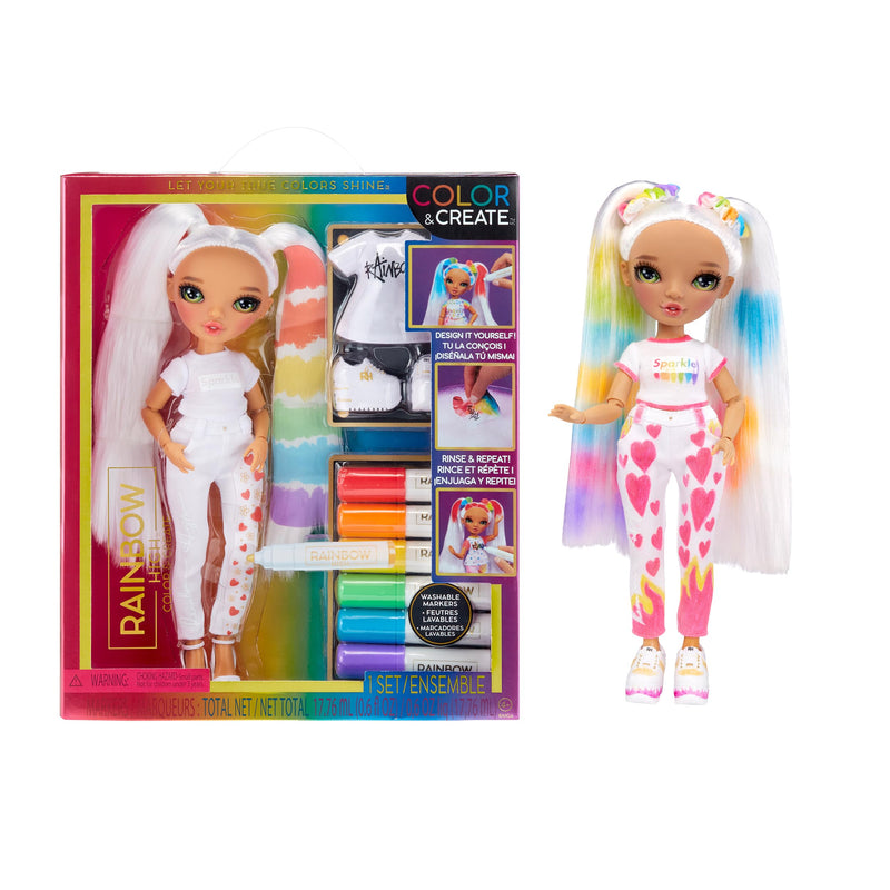 divers - Rainbow High Color & Create Fashion Modepop - Groen