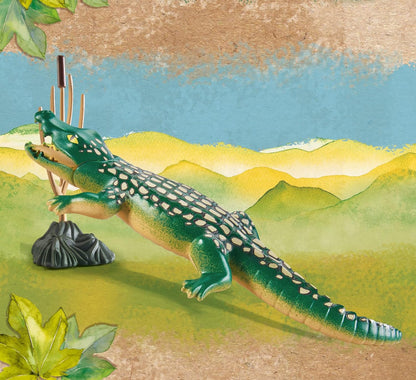 Playmobil 71287 Wiltopia Alligator, Educational toys, For the little and big explorers, Sustainable toy suitable for children ages 4+