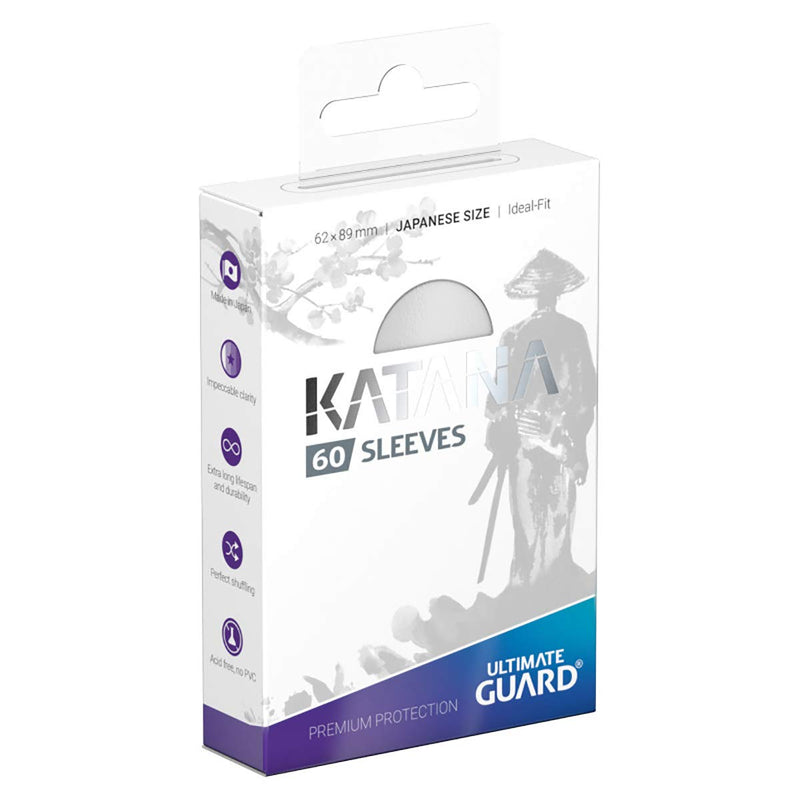 Ultimate Guard UGD011053 Katana Sleeves, White Japanese White