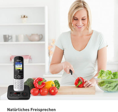 Panasonic KX-TGH722GS Schnurlostelefon-Set mit Anr