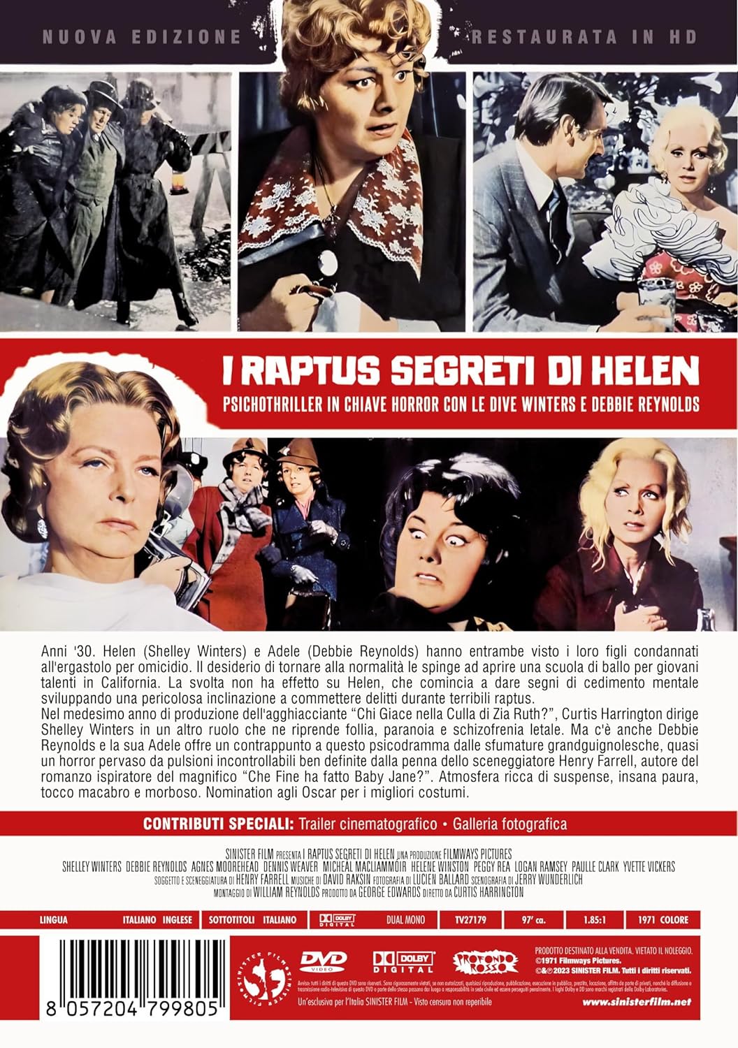 Raptus Segreti Di Helen (I) (Nuova Edizione Restaurata In Hd