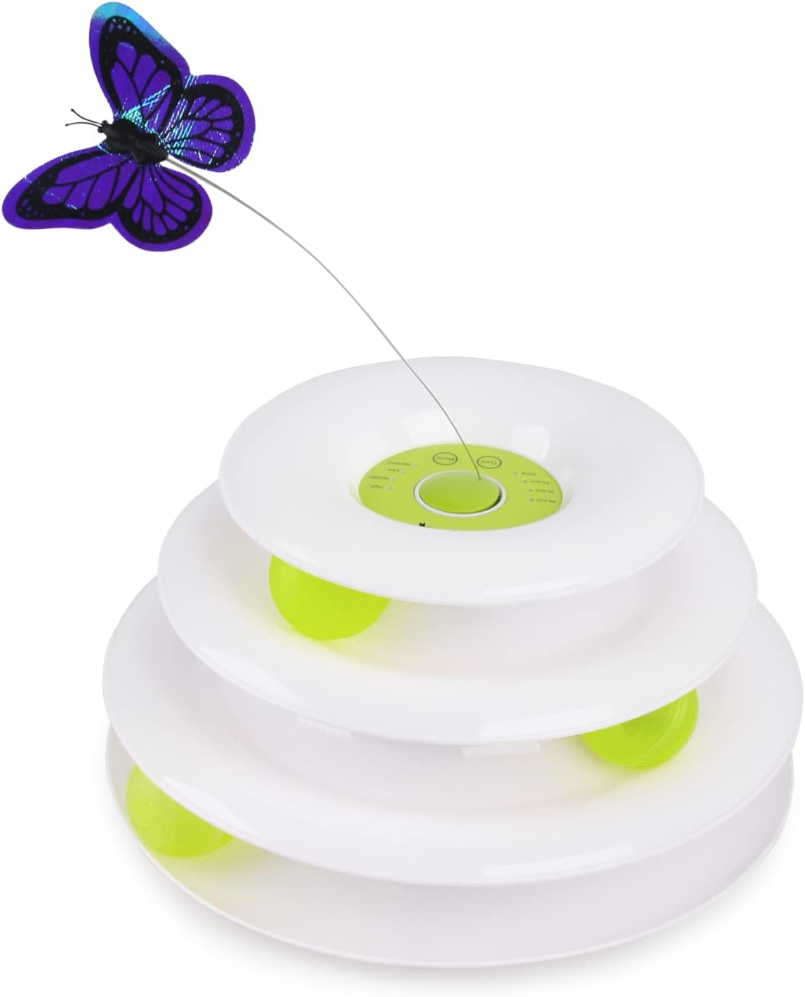 All For Paws - Cat Toy Interactive Tower Of Butterfly 25X25X14Cm - (787.7560)
