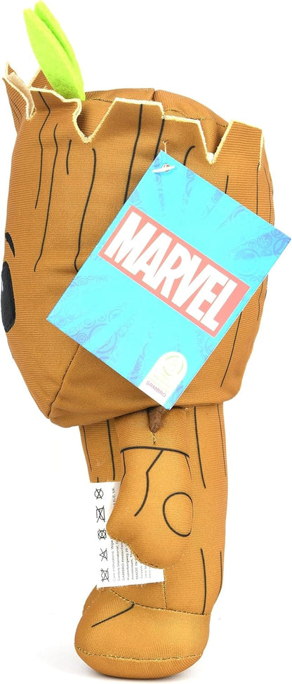 Sambro Marvel Guardians of the Galaxy Lil’ Bodz Feature Talking Groot Plush Soft Toy, 10-inches