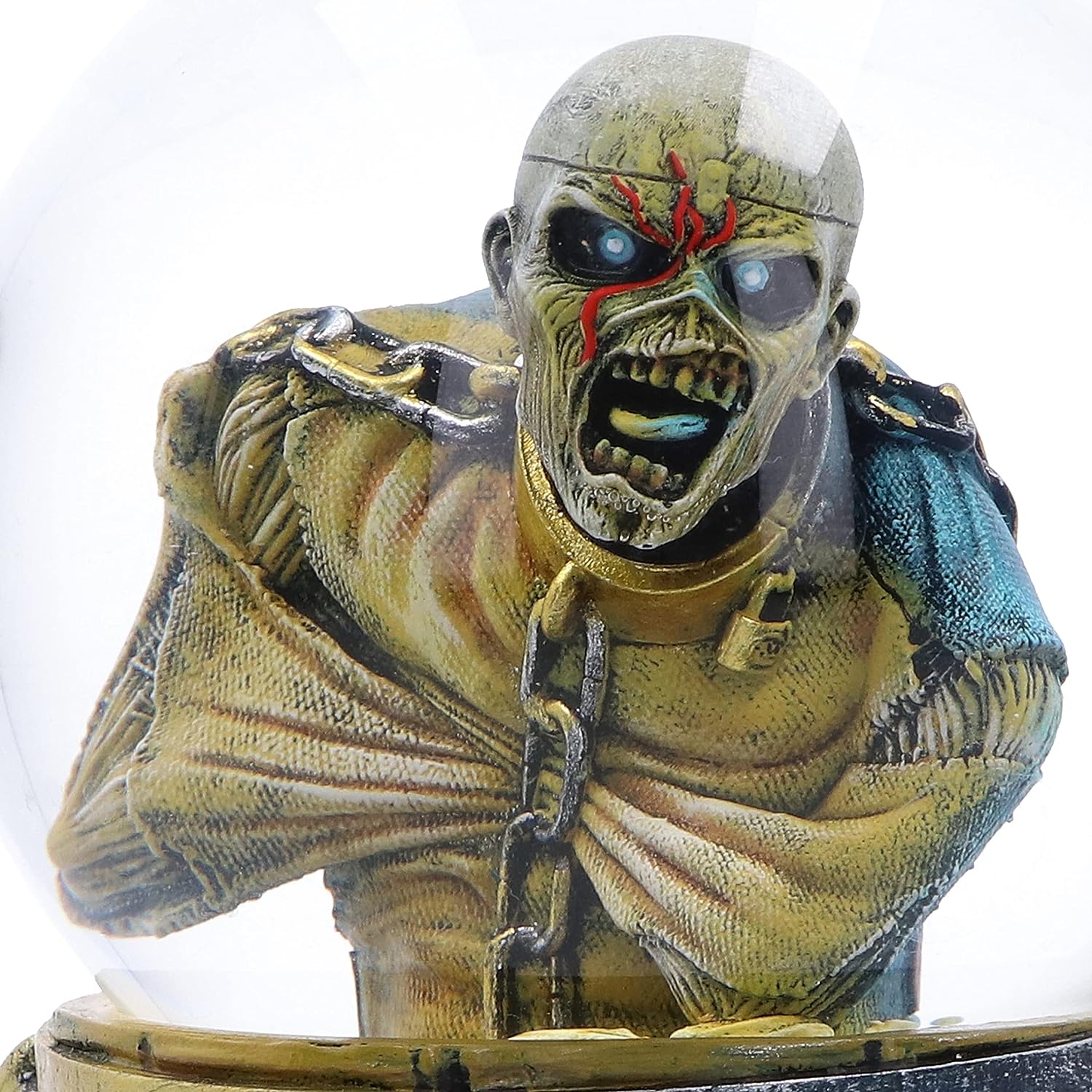 Nemesis Now Iron Maiden Piece of Mind Snow Globe 17.5cm, Resin & Glass, Officially Licensed Iron Maiden Merchandise, Piece of Mind Snow Globe, Cast in the Finest Resin, Expertly Hand-Painted 17.5cm Br