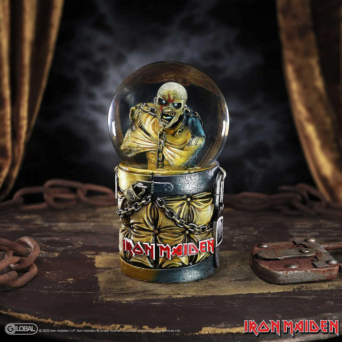 Nemesis Now Iron Maiden Piece of Mind Snow Globe 17.5cm, Resin & Glass, Officially Licensed Iron Maiden Merchandise, Piece of Mind Snow Globe, Cast in the Finest Resin, Expertly Hand-Painted