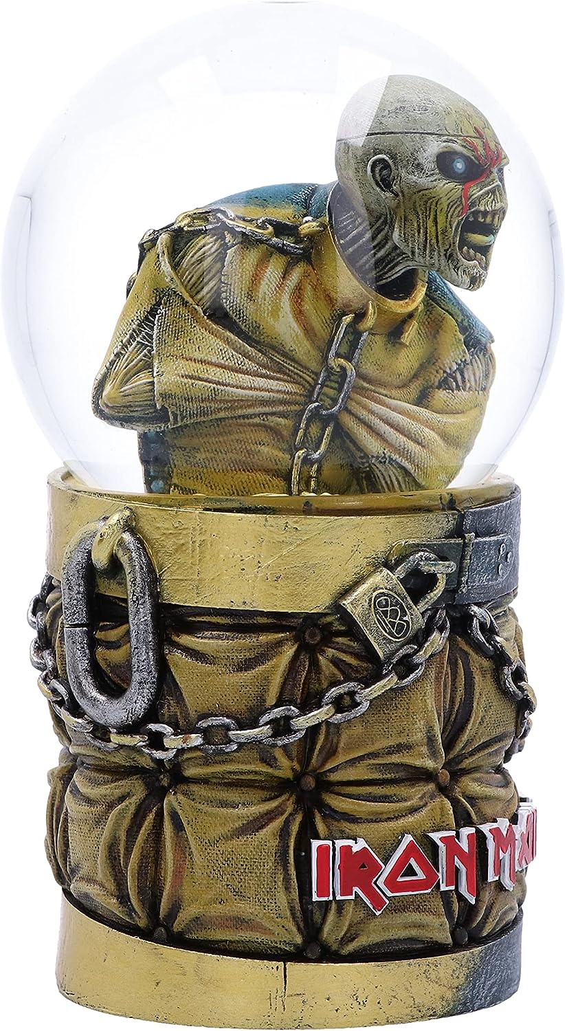 Nemesis Now Iron Maiden Piece of Mind Snow Globe 17.5cm, Resin & Glass, Officially Licensed Iron Maiden Merchandise, Piece of Mind Snow Globe, Cast in the Finest Resin, Expertly Hand-Painted 17.5cm Br