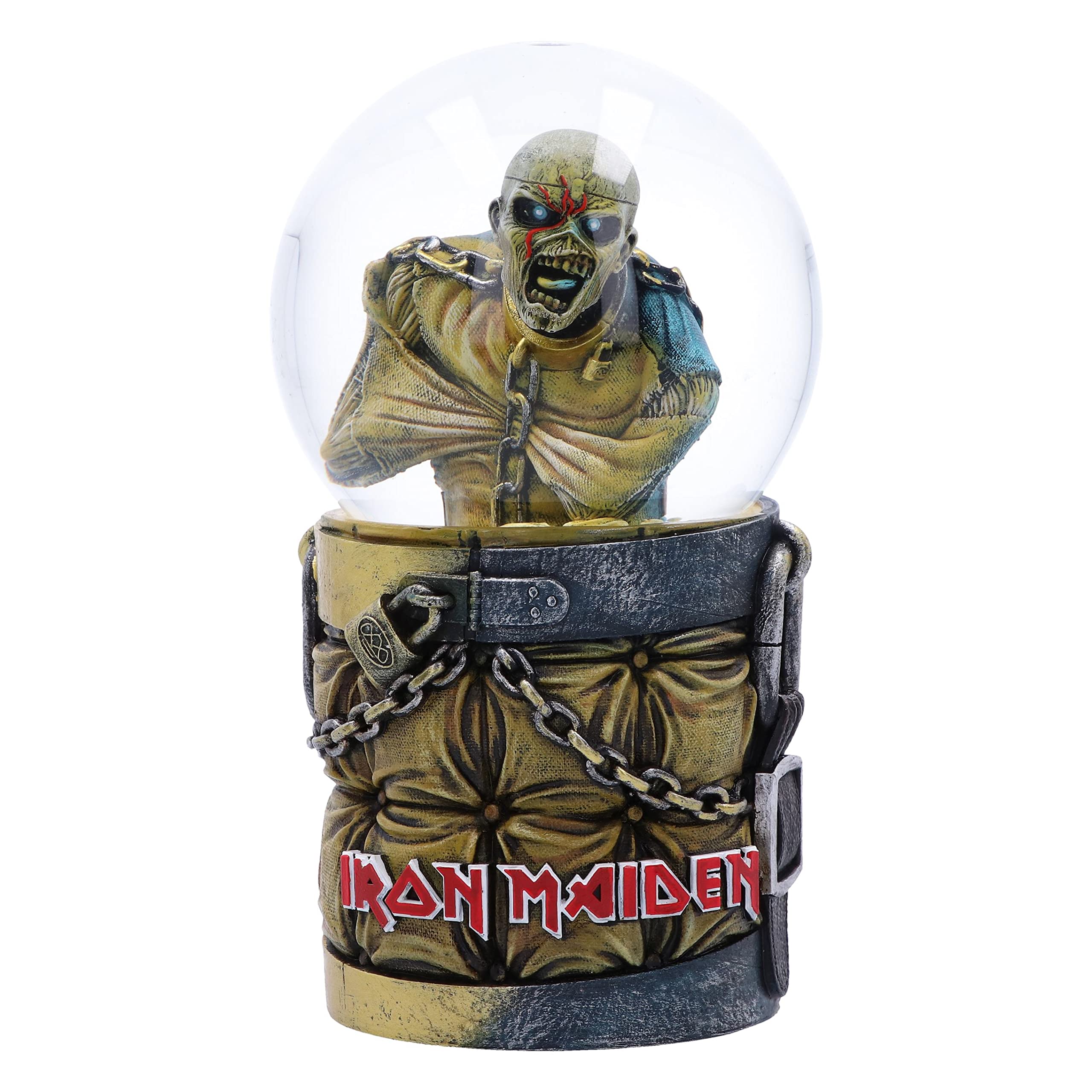 Nemesis Now Iron Maiden Piece of Mind Snow Globe 17.5cm, Resin & Glass, Officially Licensed Iron Maiden Merchandise, Piece of Mind Snow Globe, Cast in the Finest Resin, Expertly Hand-Painted 17.5cm Br