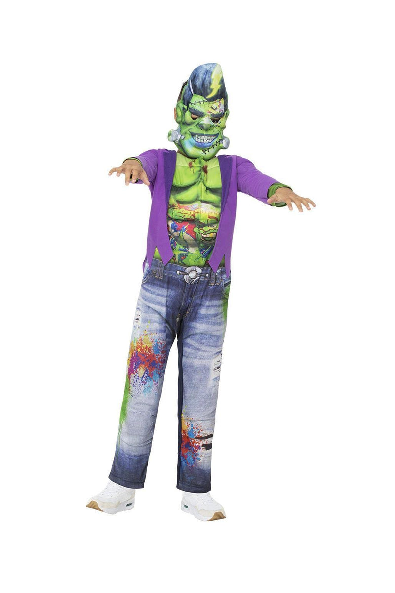 Smiffys Graffiti Frank Costume, Boys, Multi-Colour