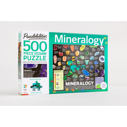 500 Piece Jigsaw Mineralogy*, 9354537011499