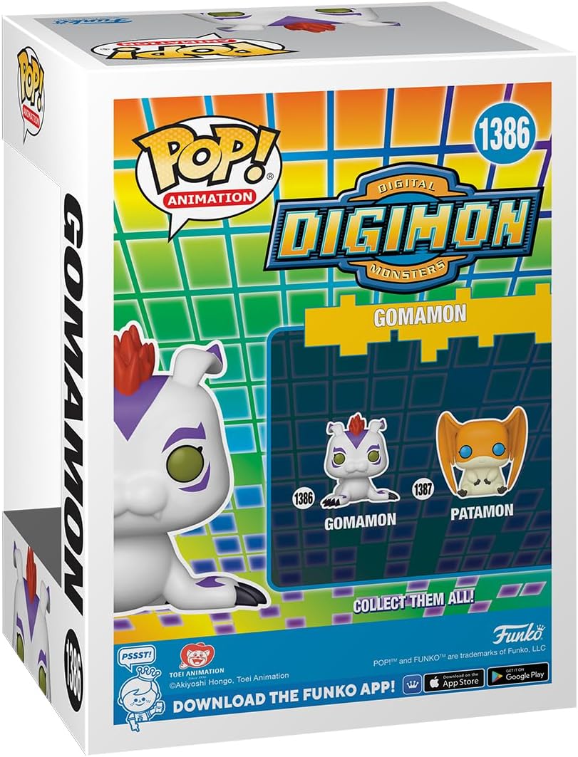 Funko POP! Animation: Digimon - Gomamon - Collectable Vinyl Figure - Gift Idea - Official Merchandise - Toys for Kids & Adults - Anime Fans - Model Figure for Collectors and Display