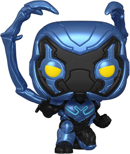 Funko POP! Movies: DC - Blue Beetle - Blue Beetle - 1/6 Odds for Rare Chase Variant - Collectable Vinyl Figure - Gift Idea - Official Merchandise - Toys for Kids & Adults - Movies Fans