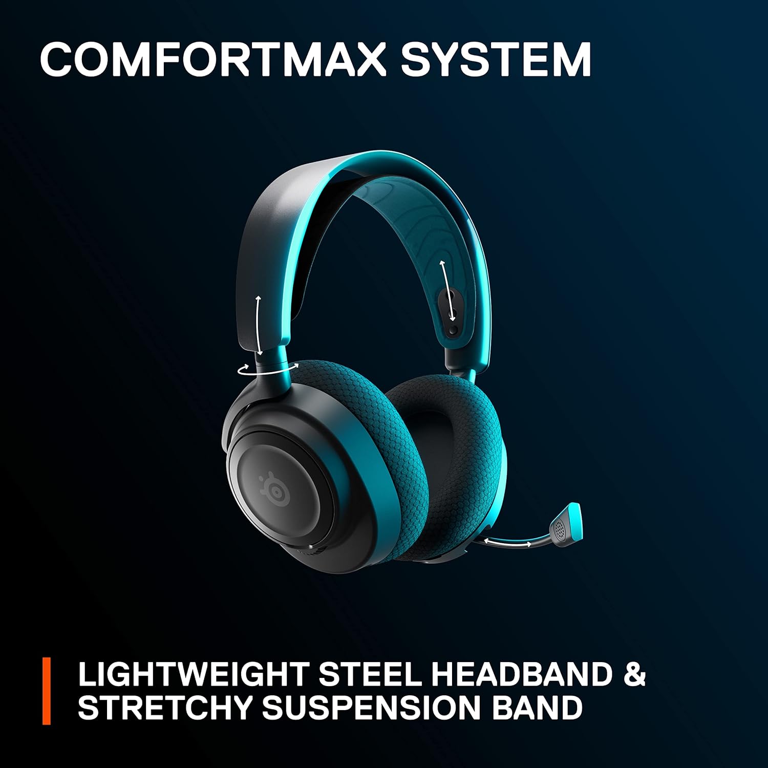 SteelSeries Arctis Nova 7P - Wireless Multi-System Gaming & Mobile Headset - Nova Acoustic System - 2.4GHz & Simultaneous Bluetooth - 38Hr Battery - ClearCast Gen2 Mic - PlayStation, PC, Switch PC, Pl
