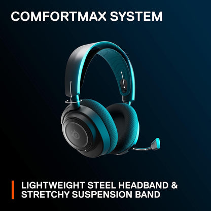 SteelSeries Arctis Nova 7P - Wireless Multi-System Gaming & Mobile Headset - Nova Acoustic System - 2.4GHz & Simultaneous Bluetooth - 38Hr Battery - ClearCast Gen2 Mic - PlayStation, PC, Switch PC, Pl