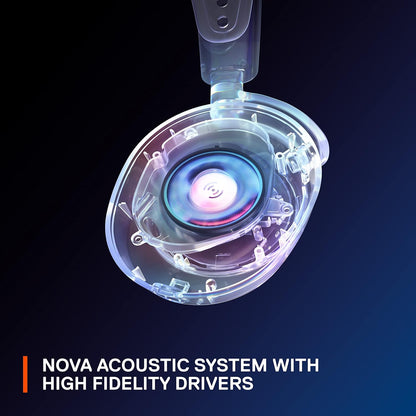 SteelSeries Arctis Nova 7P - Wireless Multi-System Gaming & Mobile Headset - Nova Acoustic System - 2.4GHz & Simultaneous Bluetooth - 38Hr Battery - ClearCast Gen2 Mic - PlayStation, PC, Switch PC, Pl
