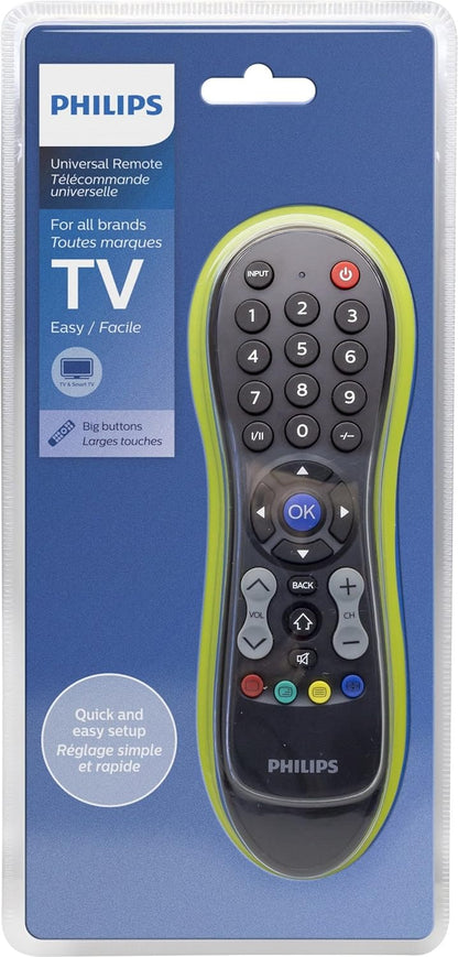 Philips Perfect replacement SRP3011 IR Wireless Press buttons Black - remote controls (IR Wireless, Press buttons, Black, DTV, TV, Universal, 24 - 55 kHz