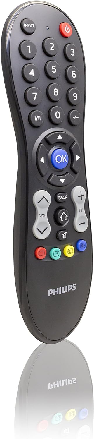 Philips Perfect replacement SRP3011 IR Wireless Press buttons Black - remote controls (IR Wireless, Press buttons, Black, DTV, TV, Universal, 24 - 55 kHz