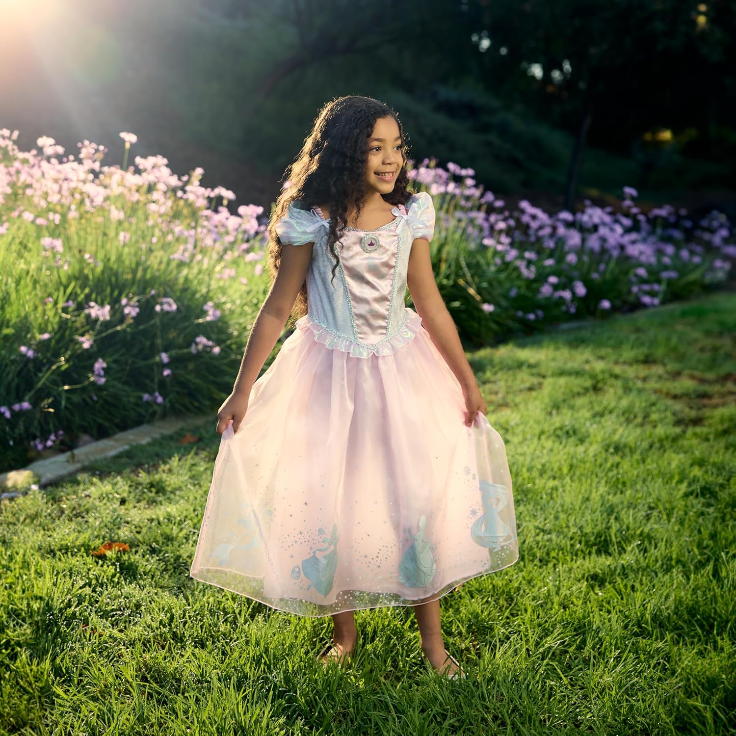 Disfraz multiprincesas Deluxe – 100º cumpleaños Disney – niña – 7/8 años (122 a 128 cm